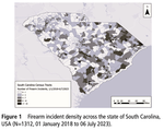 Social determinants of health, driving time to trauma hospitals, racial composition, and firearem violence in South Carolina.